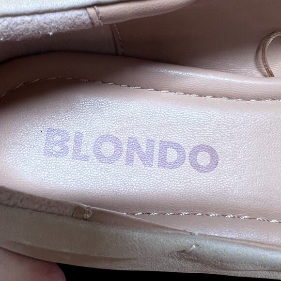 BLONDO Jannet J.Jill Women's 7 Sand Flats Ballet Leather Water Resistant Comfort - Picture 11 of 12